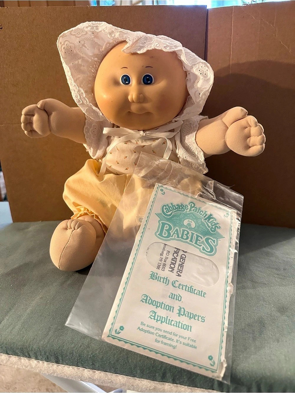 Cabbage Patch Kids Baby Doll with Birth Certificate
